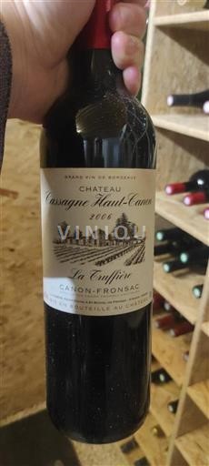 Bordeaux Canon-Fronsac Château Cassagne Hautcanon La Truffière 2006