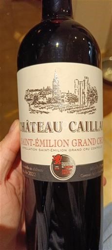 Burdeos Saint-Émilion Grand Cru Château Caillau 2022