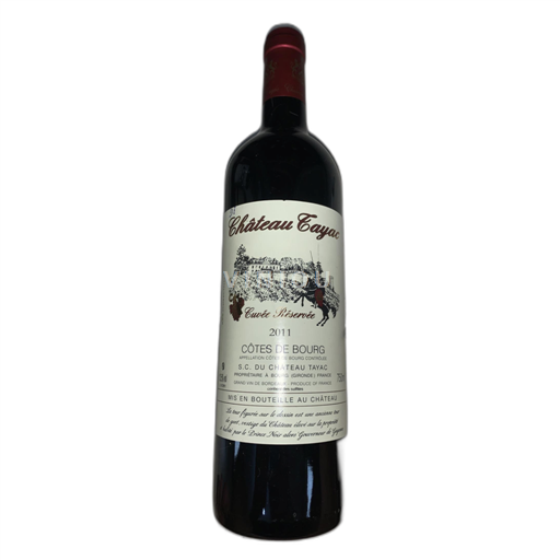 Burdeos Côtes-de-bourg Château Tayac Réservée 2011