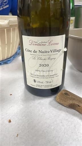 Burgundi Côte de Nuits -kylät Domaine Cornu Le Clos de Magny 2020