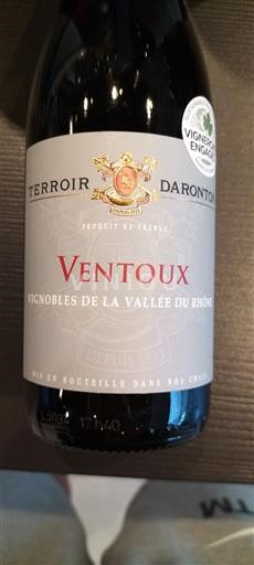 Rhônevallei Ventoux Terroir Daronton Ventoux Niet-geïntegreerd