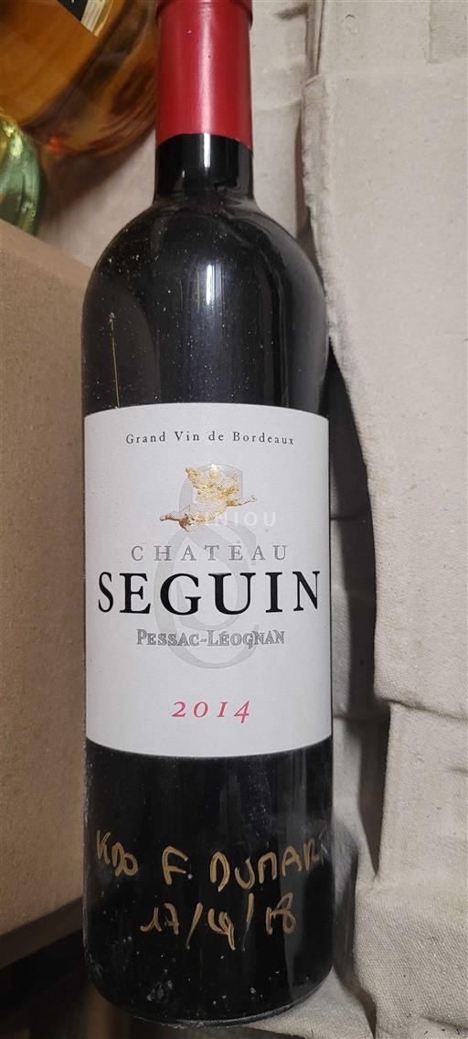 Bordeaux Pessac-Léognan Château Seguin 2014