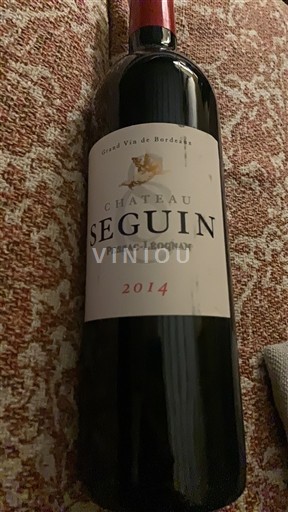 Bordeaux Pessac-Léognan Château Seguin 2014