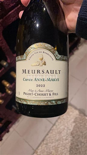 Burgundy Meursault Piguetchouet & Fils Anne-Marye 2022