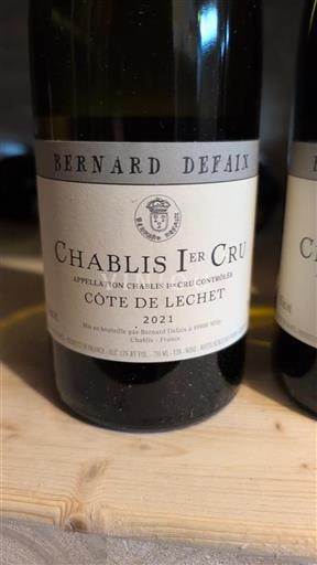 Bourgogne Premier Cru Domaine Bernard Defaix Côte de Lechet 2021