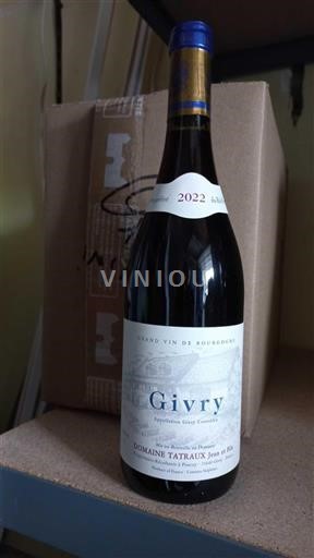Borgonha Givry Domaine Jean Tatraux Et Fils 2022