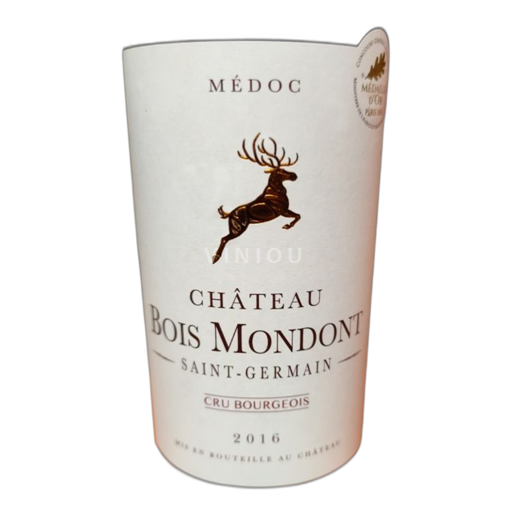 Bordeaux Médoc Cru Bourgeois Château Bois Mondont 2016