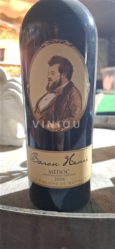 Bordeaux Médoc Baron Philippe De Rothschild Baron Henri 2016