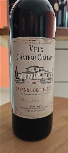 Burdeos Lalande-de-Pomerol Château Vieux Châtain 2008
