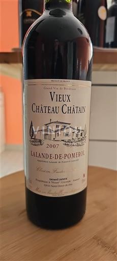 Burdeos Lalande-de-Pomerol Château Vieux Châtain 2007