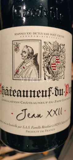 Rhône Valley Châteauneuf-du-Pape Jean Xxii 2021