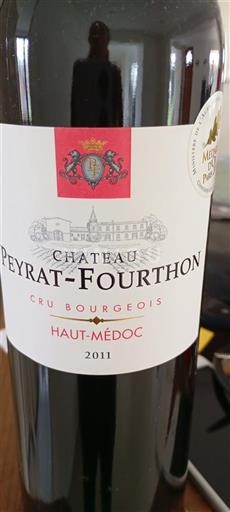 Bordeaux Haut-Médoc Cru Bourgeois Château Peyratfourthon 2011