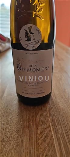 Dolina Loare Coteaux-du-Layon Premier Cru Château La Guimoniere 2015