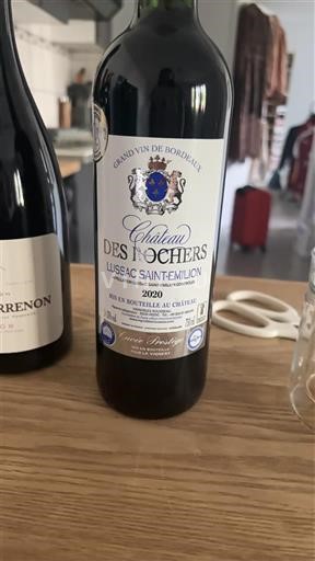 Bordeaux Lussac-saint-émilion Château Des Rochers 2020