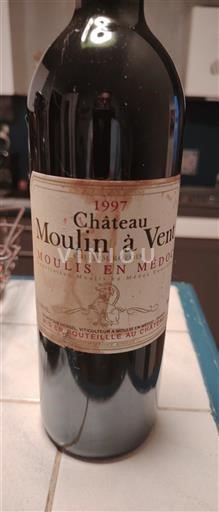 Bordeaux Moulis-en-Médoc Cru Bourgeois Château Moulin À Vent 1997