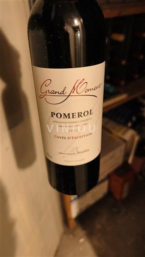 Burdeos Pomerol Grand Moment d'Exception 2022