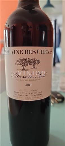 Roussillon Rivesaltes Domaine Des Chênes 2008