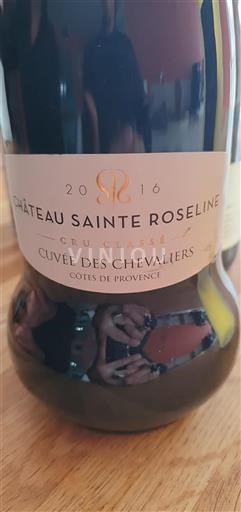 Provenza Côtes-de-Provence Grand Cru Château Sainte Roseline des Chevaliers 2016