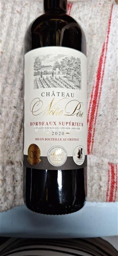 Bordeaux Bordeaux Supérieur Château Notre Père 2020