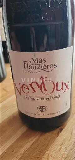 Rona dolina Ventoux Le Mas Des Flauzières La Réserve du Péreyras 2020