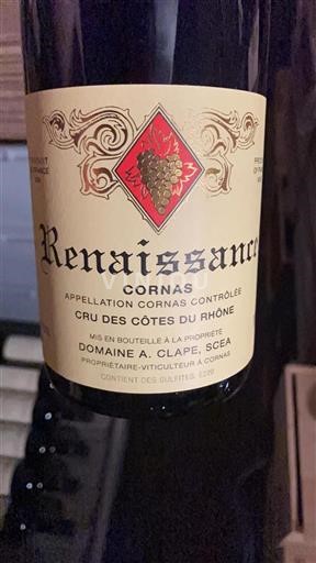 Rhône-dalen Cornas A. Clape Renaissance 2020