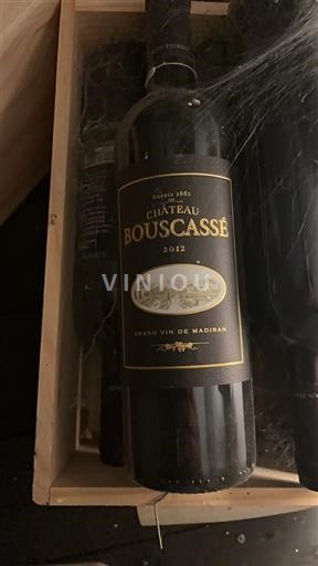 Sydväst Madiran Château Bouscassé 2012