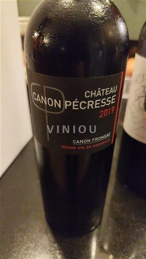 Bordeaux Canon-Fronsac Château Canon Pécresse 2019