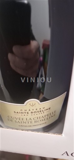 Provence Côtes-de-provence Château Sainte Roseline La Chapelle de Sainte Roseline 2016