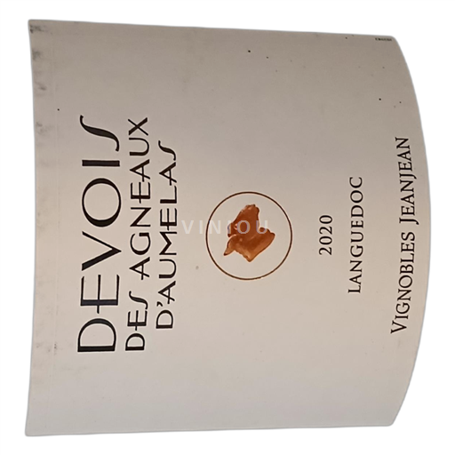 Vin Rouge sec Devois des Agneaux d'Aumelas Vignobles Jeanjean 2020 France Languedoc AOC
