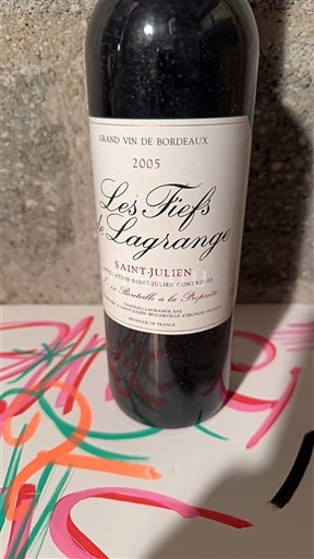Bordeaux Saint-Julien La Grange Les Fiefs de Lagrange 2005