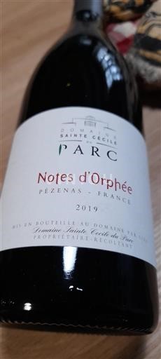 Bordeaux Cérons Domaine Bouchon Et Fils Notes d'Orphée 2019