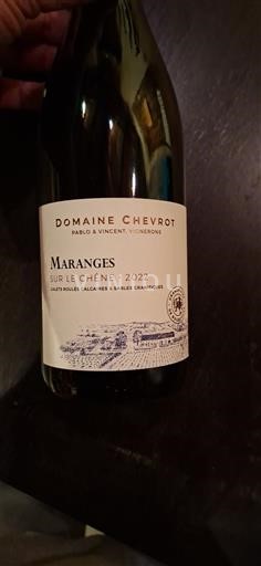 Bourgogne Maranges Domaine Chevrot Sur le Chêne 2022
