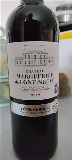 Bordeaux Côtes-de-bourg Marguerite De Font Neuve 2019