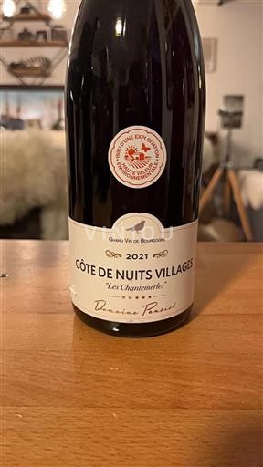 Burgund Côte de Nuits Villages Grand Cru Domaine Pansiot Les Chantemerles 2021