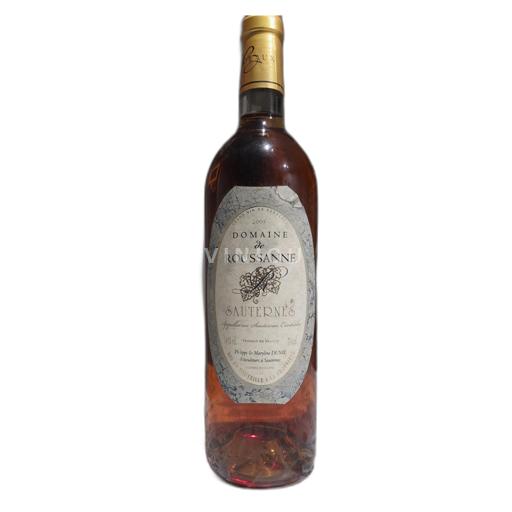 Bordeaux Sauternes Domaine de Roussanne 2003