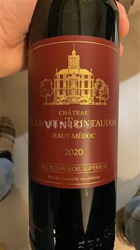 Burdeos Haut-Médoc Cru Bourgeois Supérieur Château La Rose Trintaudon 2020