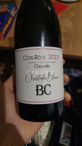Vallée du Rhône Côte-rôtie Christophe Blanc Charmille 2022