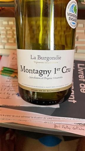 Burgundi Montagny Premier Cru La Burgondie 2022