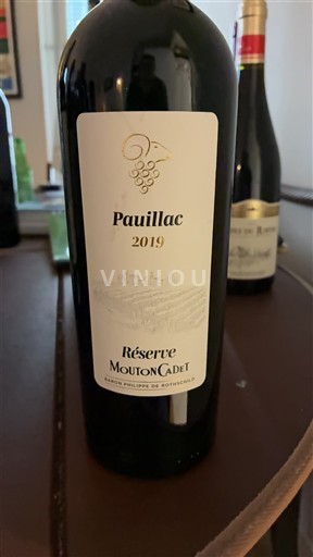 Bordeaux Pauillac Mouton Cadet Réserve 2019