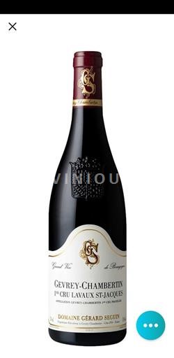 Burgundi Gevrey-Chambertin Premier Cru Domaine Gérard Seguin Gevrey-Chambertin 1er Cru Lavaux St-Jacques 2022