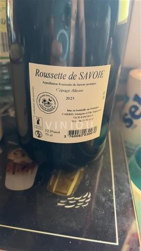 Saboya y Bugey Roussette de Saboya Carrel, François Et Fils Altesse 2023