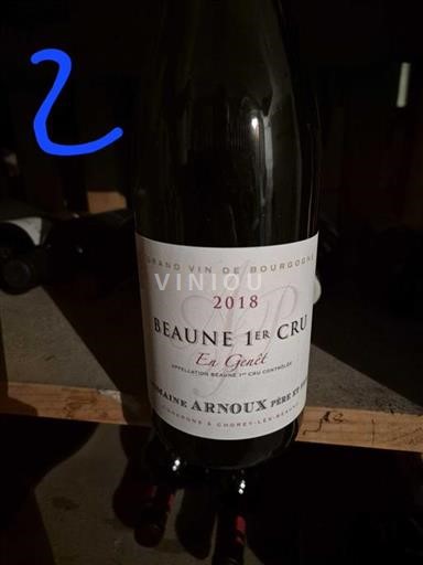 Borgogna Beaune 1er Cru Domaine Arnaud Père Et Fils En Genet 2018