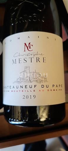 Rhônen laakso Châteauneuf-du-Pape Christophe Mestre 2019