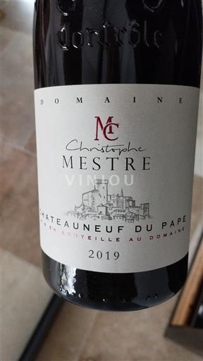 Rhône Valley Châteauneuf-du-Pape Christophe Mestre 2019