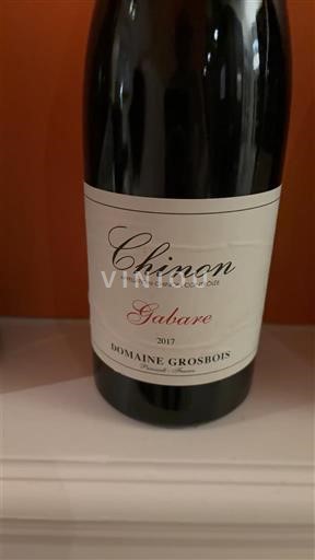 Valle della Loira Chinon Château Grosbois Gabare 2017
