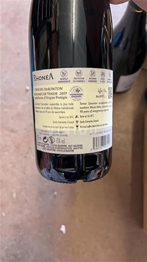 Vallée du Rhône Beaumes de Venise Rhoneas Terroir Daronton 2019
