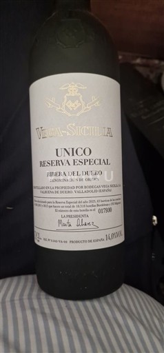 Castilië en León Ribera del Duero Vega Sicilia Único Reserva Especial Niet-geïntegreerd