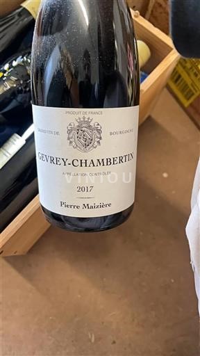 Burgund Gevrey-Chambertin Grand Cru Pierre Maizière 2017