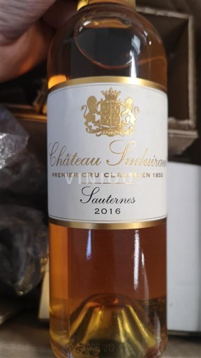 Bordéus Sauternes Château Suduiraut 2016