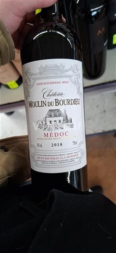 Bordeaux Médoc Château Moulin Du Bourdieu 2018